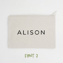 Load image into Gallery viewer, Personalized Small Zipper Pouch
