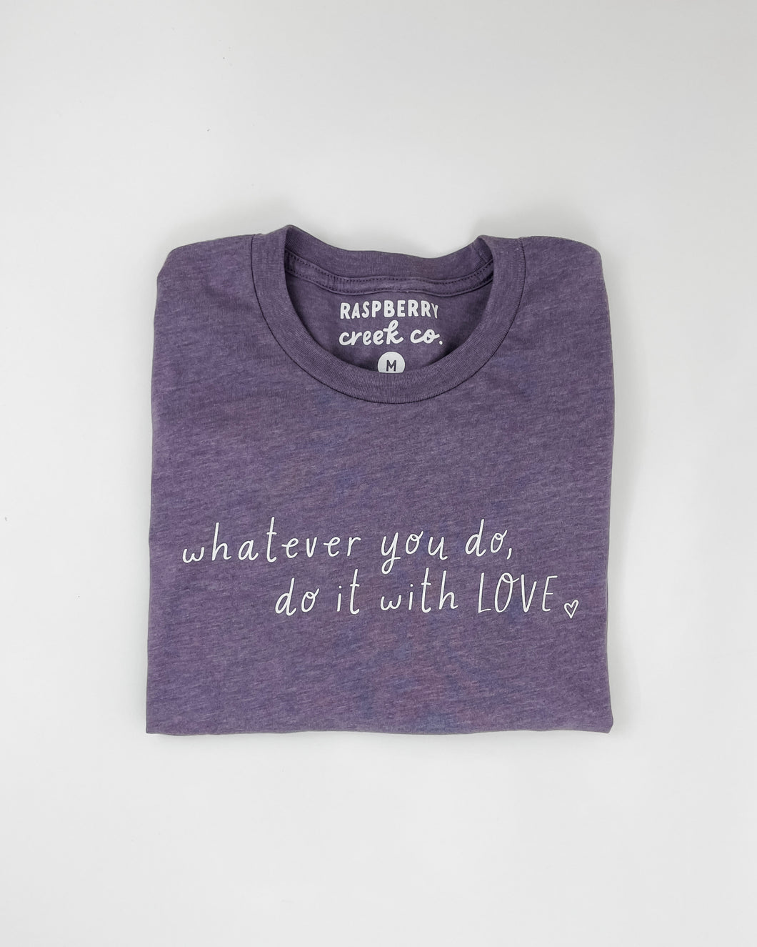 Purple Do it with Love T-Shirt